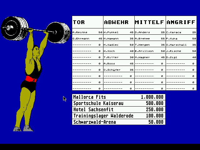 Team-Manager [Falcon030] atari screenshot